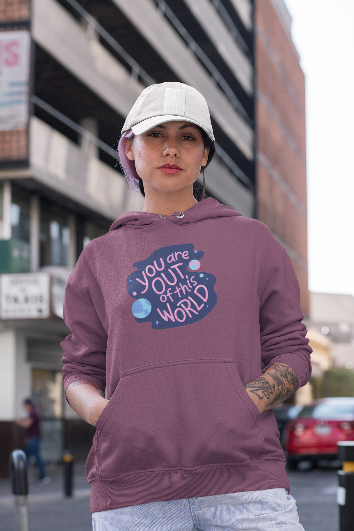 Out of This World Hoodie – Space-Themed Graphic Pullover