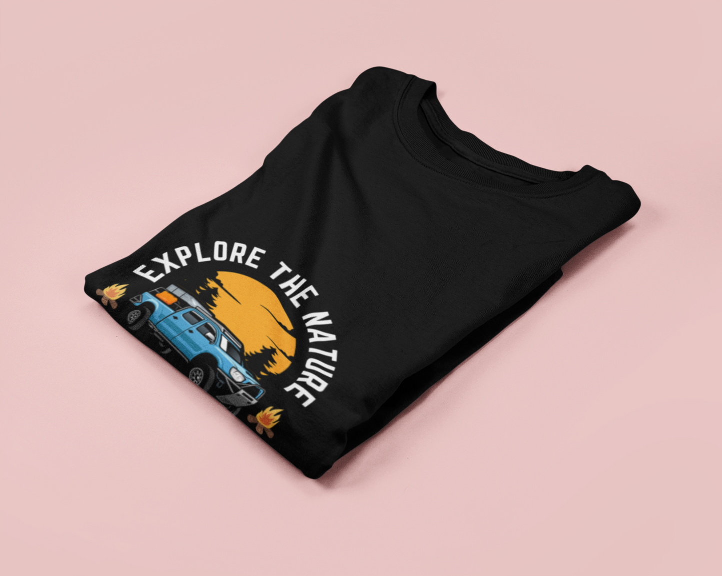Explore the Nature Adventure Full Sleeve Cotton Blend T-Shirt – Full Sleeve Outdoor Graphic Tee