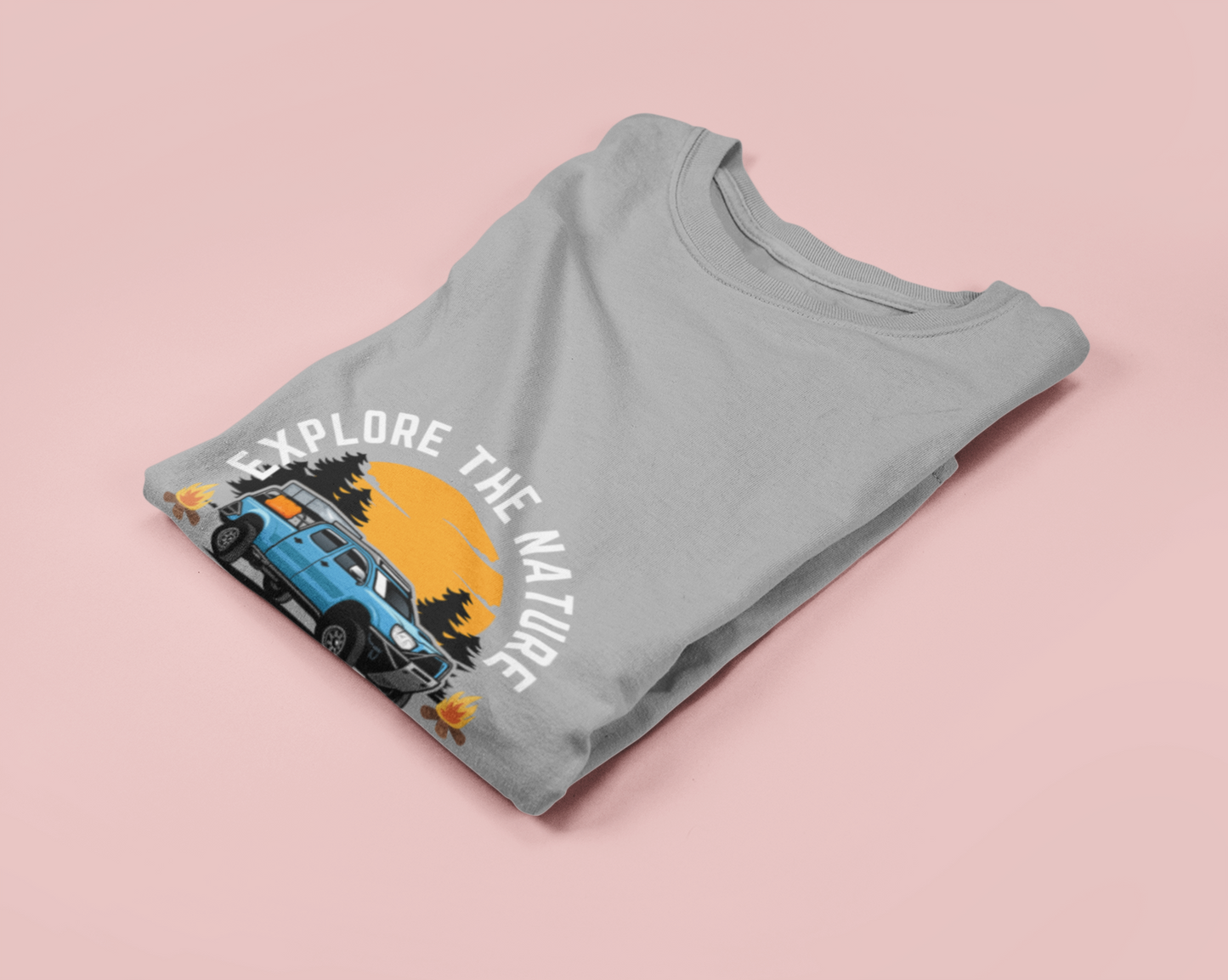 Explore the Nature Adventure Full Sleeve Cotton Blend T-Shirt – Full Sleeve Outdoor Graphic Tee