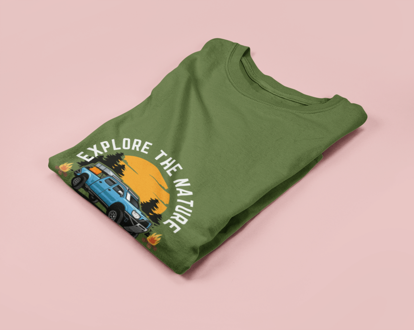 Explore the Nature Adventure Full Sleeve Cotton Blend T-Shirt – Full Sleeve Outdoor Graphic Tee