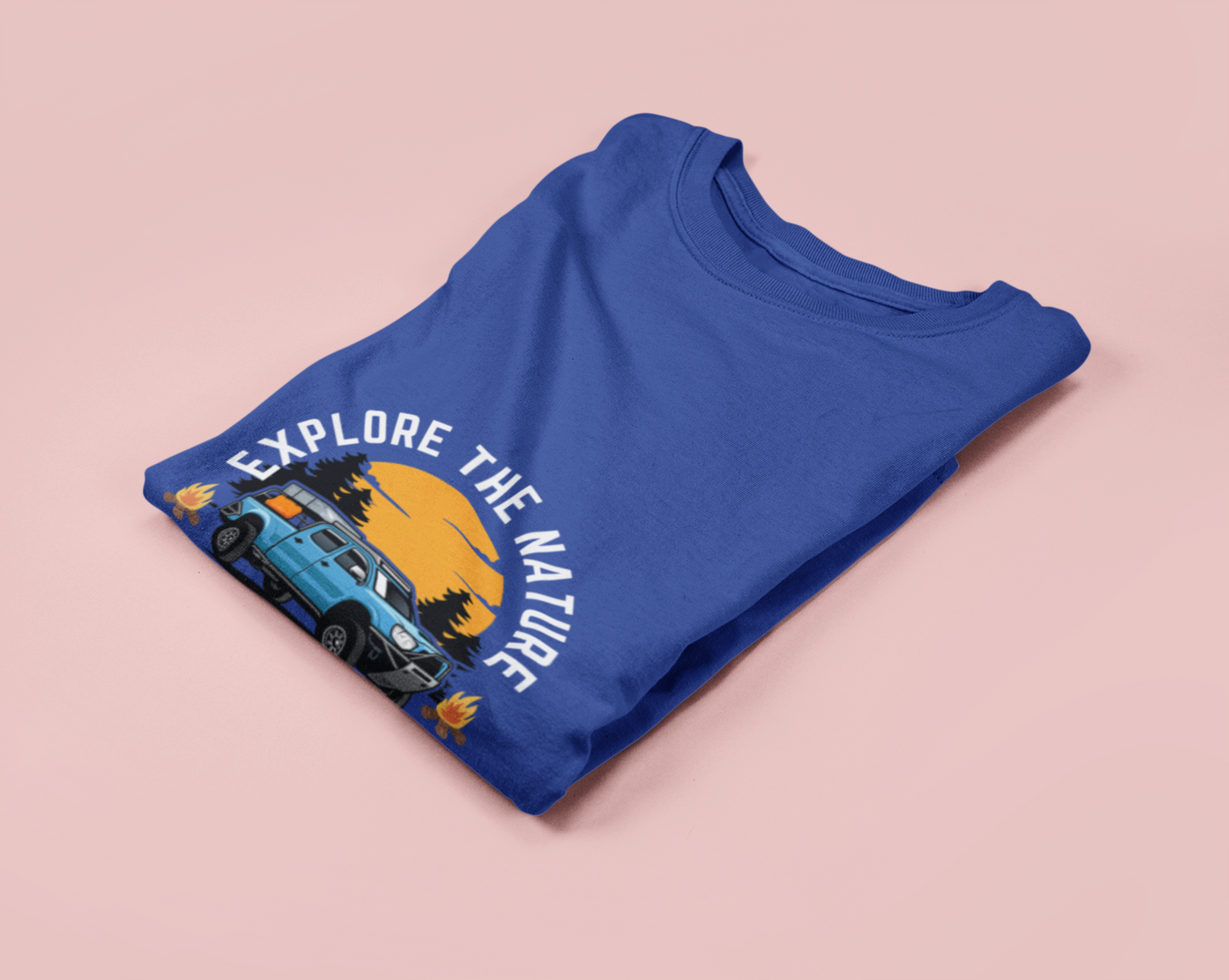 Explore the Nature Adventure Full Sleeve Cotton Blend T-Shirt – Full Sleeve Outdoor Graphic Tee